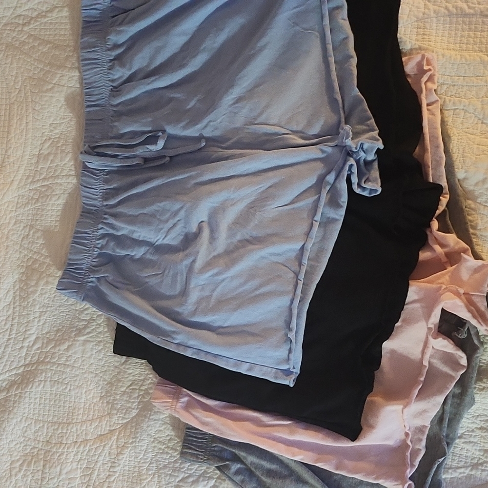 4pc Lettuce Trimmed Knot Shorts